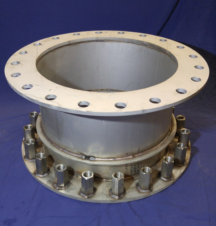 fabricated wall sleeve assembly