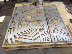 detailed waterjet cut panels