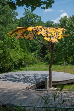 waterjet branches welded together