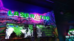 neon sign cut from aluminum