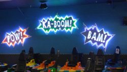 backlit waterjet cut aluminum signs